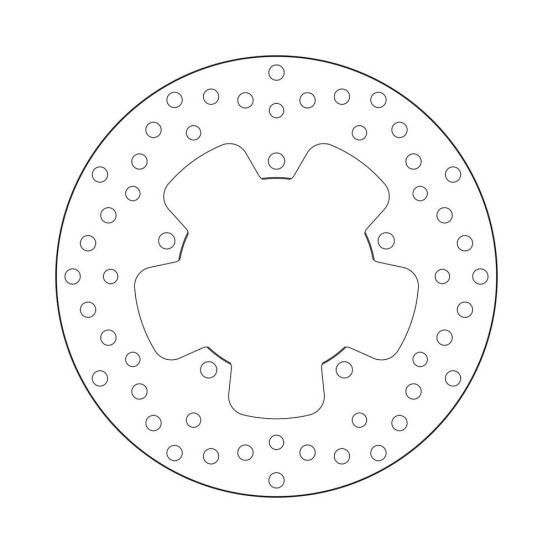 Disque de frein arrière fixe Brembo Oro YAMAHA