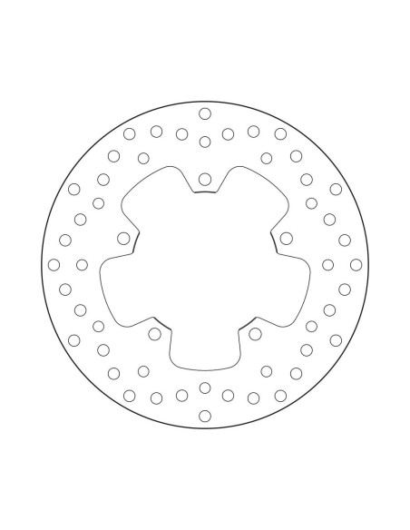 Disque de frein arrière fixe Brembo Oro YAMAHA