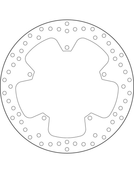 Disque de frein avant fixe Brembo Oro YAMAHA