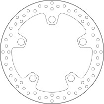 Disque de frein avant fixe Brembo Oro HONDA 2