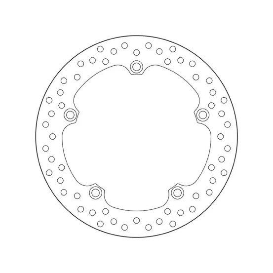 Disque de frein arrière fixe Brembo Oro HONDA