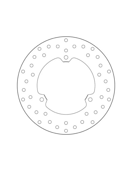 Disque de frein arrière fixe Brembo Oro YAMAHA