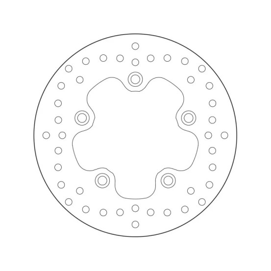 Disque de frein arrière fixe Brembo Oro SYM