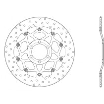 Disque de frein avant flottant Brembo Oro KAWASAKI 2