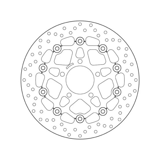 Disque de frein avant flottant Brembo Oro SUZUKI