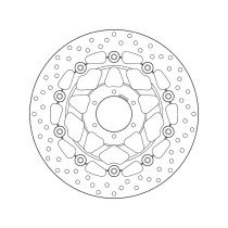 Disque de frein avant flottant Brembo Oro HONDA
