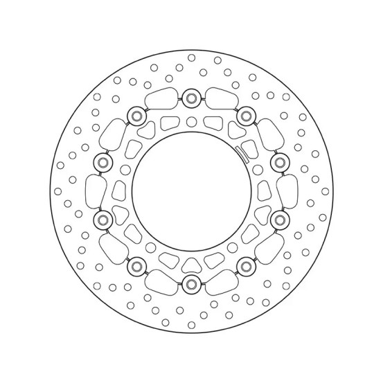 Disque de frein avant flottant Brembo Oro SUZUKI