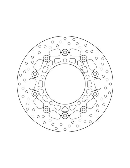 Disque de frein avant flottant Brembo Oro SUZUKI