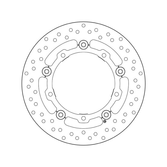 Disque de frein avant flottant Brembo Oro YAMAHA