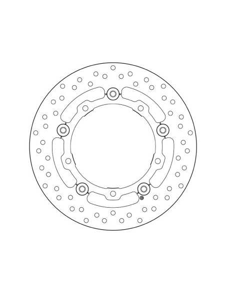 Disque de frein avant flottant Brembo Oro YAMAHA