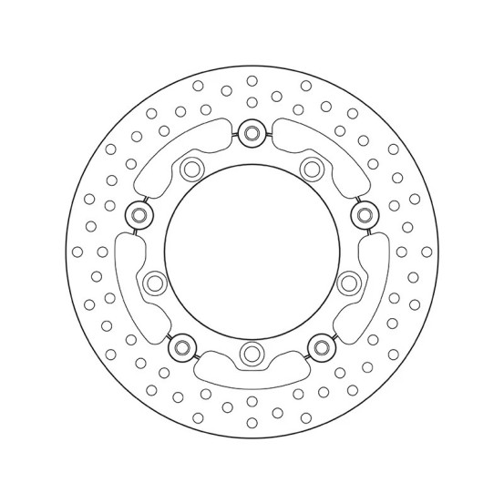 Disque de frein avant flottant Brembo Oro SUZUKI