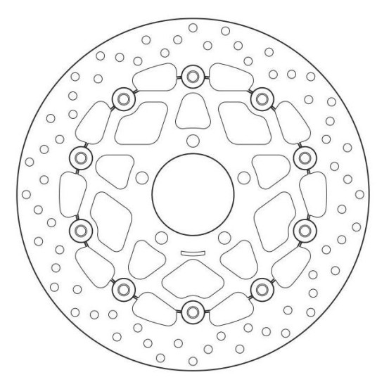 Disque de frein avant flottant Brembo Oro SUZUKI