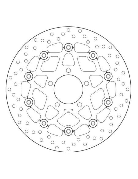 Disque de frein avant flottant Brembo Oro SUZUKI