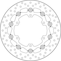 Disque de frein avant flottant Brembo Oro YAMAHA