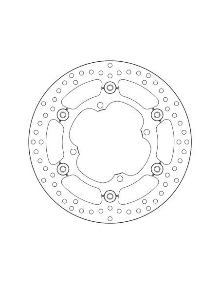 Disque de frein avant flottant Brembo Oro KAWASAKI