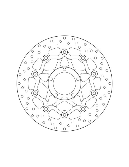 Disque de frein avant flottant Brembo Oro DUCATI