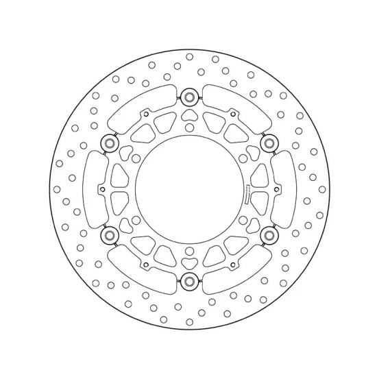 Disque de frein avant flottant Brembo Oro BMW