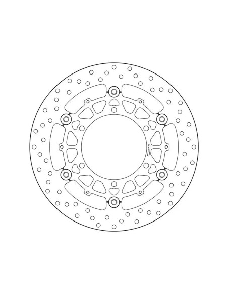 Disque de frein avant flottant Brembo Oro BMW