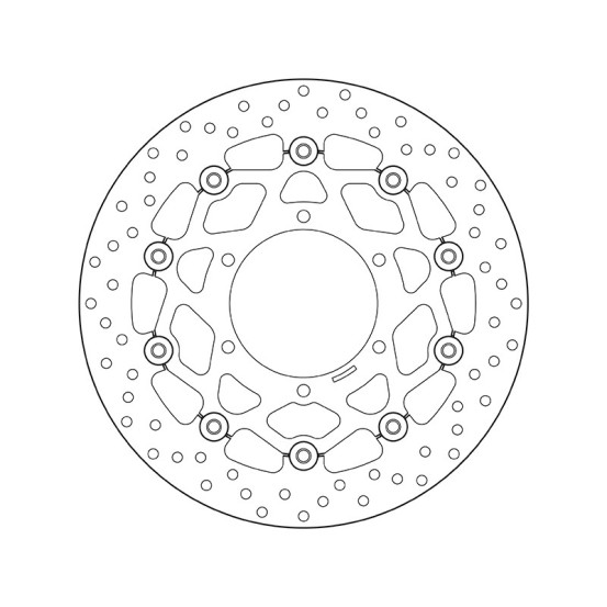 Disque de frein avant flottant Brembo Oro SUZUKI