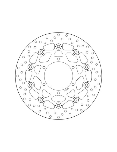 Disque de frein avant flottant Brembo Oro SUZUKI
