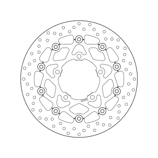 Disque de frein avant flottant Brembo Oro SUZUKI