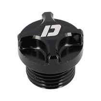 Bouchon d'huile aluminium CNC DOPPLER Derbi Senda / Aprilia RS 06- / RX / RS4 / SMT Noir