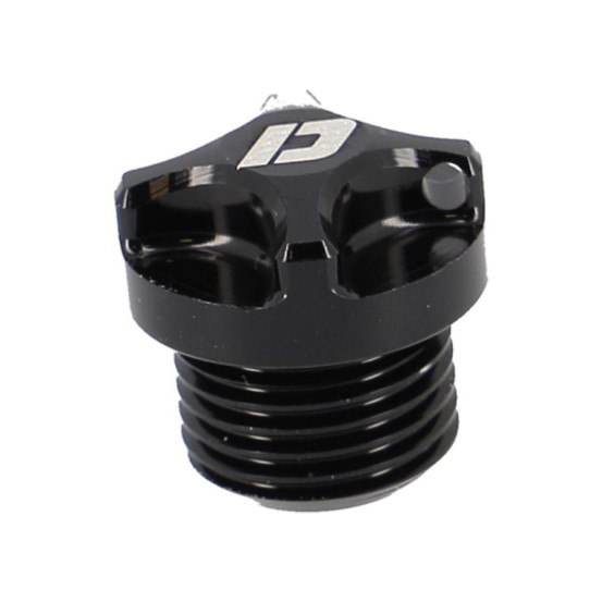Bouchon d'huile aluminium CNC DOPPLER Derbi Senda / Aprilia RS 06- / RX / RS4 / SMT Noir