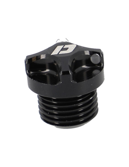 Bouchon d'huile aluminium CNC DOPPLER Derbi Senda / Aprilia RS 06- / RX / RS4 / SMT Noir