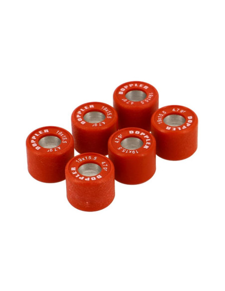 Jeu de 6 galets de variateur DOPPLER 19x15.5