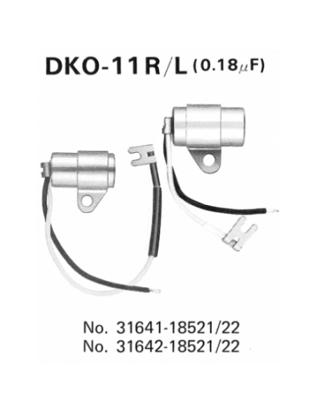 Condensateur Gauche TOURMAX SUZUKI 250/350/500 GT