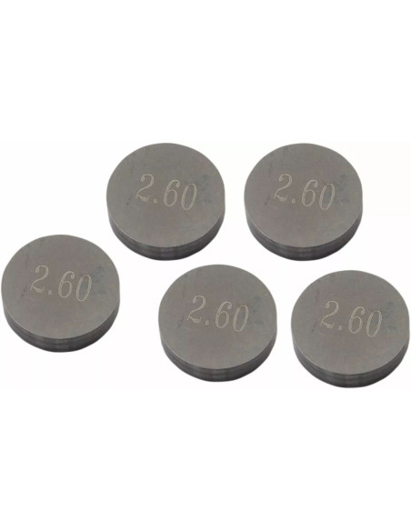 Jeu de 5 pastilles de soupapes PROX Ø 10.00 mm
