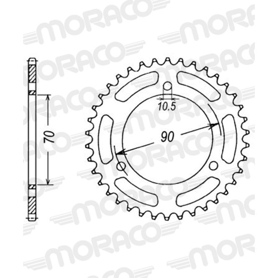 Couronne acier Supersprox Pas 420 RFE-239
