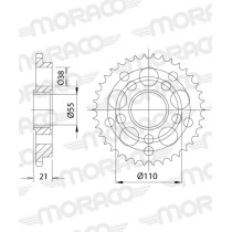 Couronne acier Supersprox Pas 520 CL606