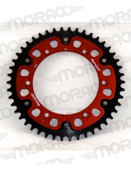Couronne Stealth Supersprox Bi-métal Pas 520 Rouge CE206SR