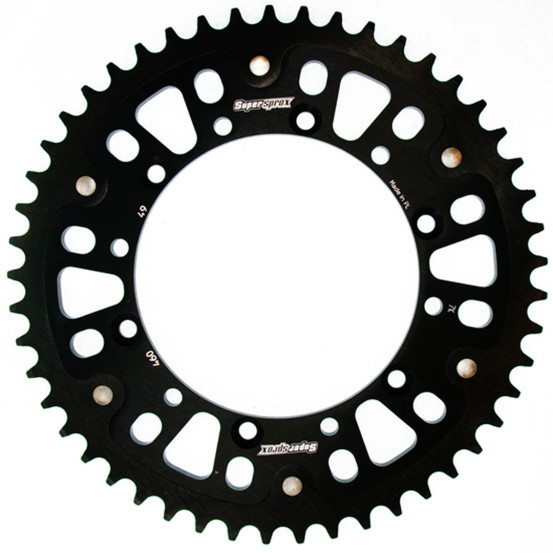 Couronne Stealth Supersprox Bi-métal Pas 520 Noir CG204SN
