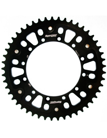 Couronne Stealth Supersprox Bi-métal Pas 520 Noir CG204SN
