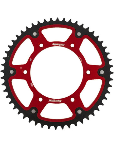 Couronne Stealth Supersprox Bi-métal Pas 520 Rouge CO304SR