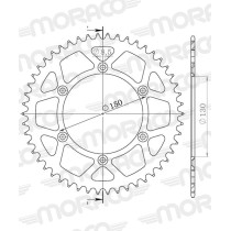 Couronne Stealth Supersprox Bi-métal Pas 520 Rouge CA304SR