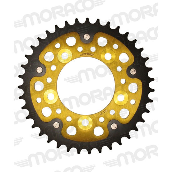 Couronne Stealth Supersprox Bi-métal Pas 520 Noir CE203SN