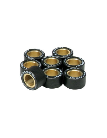 Jeu de 8 galets de variateur origine/Multivar MALOSSI 20x12mm