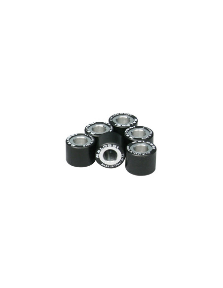 Jeu de 6 galets de variateur origine/Multivar MALOSSI 20,9x17mm
