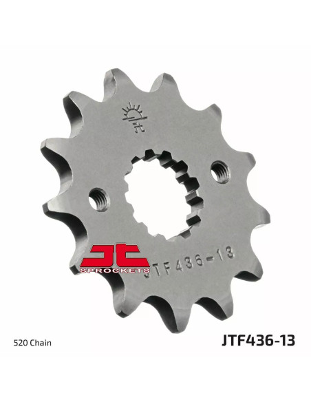 Pignon acier JT - Pas 520 - APRILIA SUZUKI YAMAHA 250 à 650cc