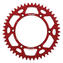 Couronne Alu Supersprox Anti Boue Pas 520 Rouge AF206XR