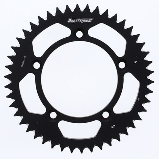 Couronne Alu Supersprox Anti Boue Pas 420 Noir AP101X