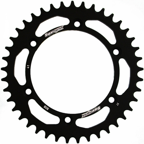 Couronne Alu Supersprox Anti Boue Pas 520 Noir AF203X
