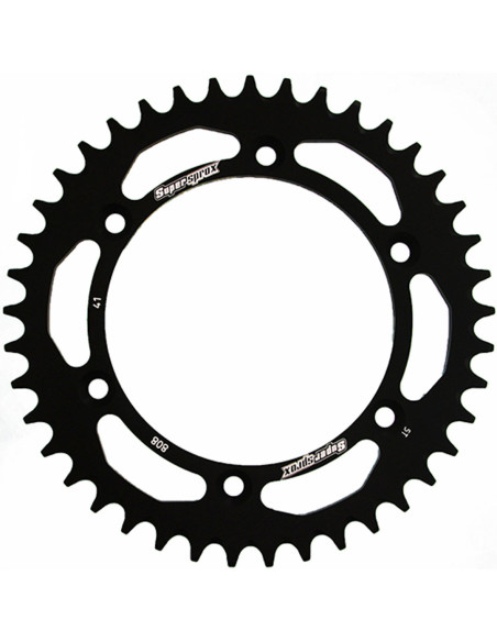 Couronne Alu Supersprox Anti Boue Pas 520 Noir AF203X