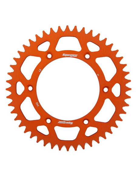 Couronne Alu Supersprox Anti Boue Pas 520 Orange AP304XO