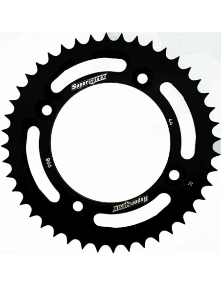 Couronne Alu Supersprox Anti Boue Pas 428 Noir AF104X