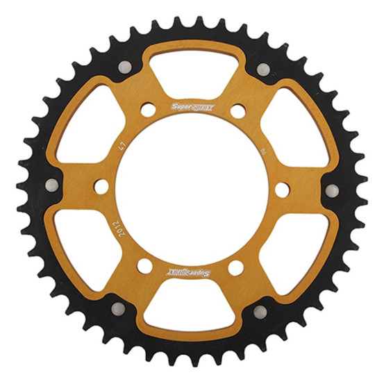 Couronne Stealth Supersprox Bi-métal Pas 525 Or CT501SG