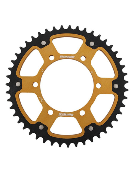 Couronne Stealth Supersprox Bi-métal Pas 525 Or CT501SG